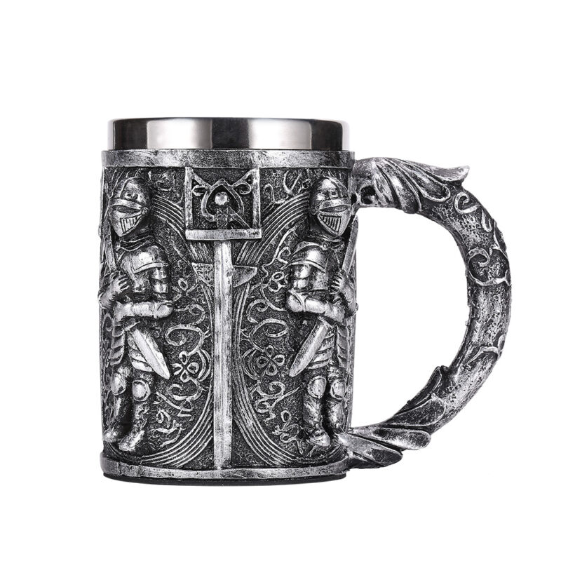 TAZA CABALLERO MEDIEVAL KT22-26 - Imagen 3