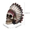 PIEZA DECORATIVA DE RESINA CALAVERA KT22-31 - Imagen 6