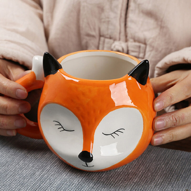 TAZA ZORRO NARANJA KT22-143 - Imagen 2