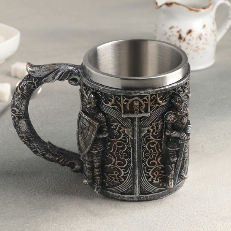 TAZA CABALLERO MEDIEVAL KT22-26 - Imagen 2