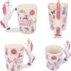TAZA UNICORNIO ROSA KT22-147 - Imagen 4