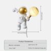 LÁMPARA DE ASTRONAUTA EN LA PARED PM-176 - Imagen 8