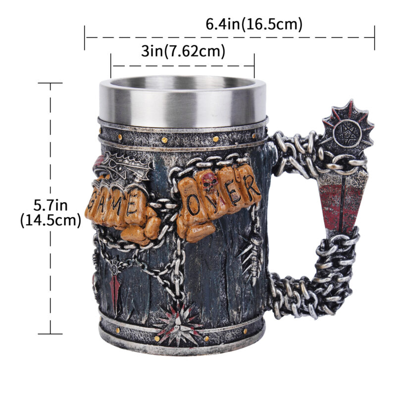 TAZA MEDIEVAL GAME OVER PM-200 - Imagen 7